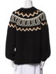 Saylor Printed Scoop Neck Sweater