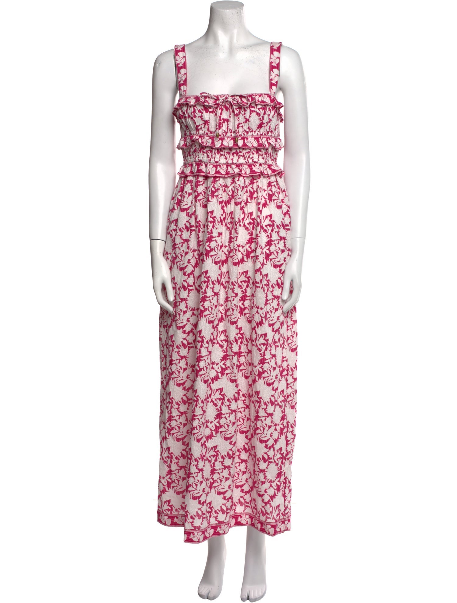 Saylor Floral Print Long Dress