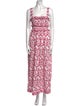 Saylor Floral Print Long Dress