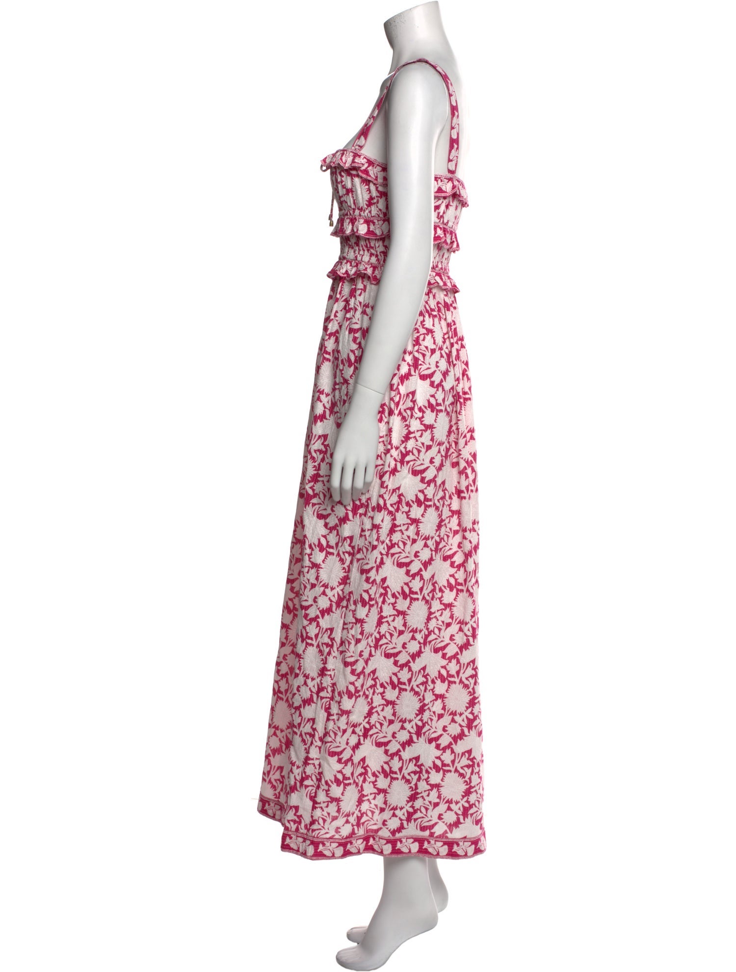 Saylor Floral Print Long Dress