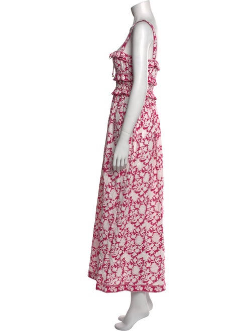 Saylor Floral Print Long Dress