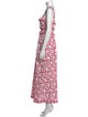 Saylor Floral Print Long Dress