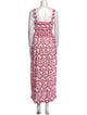 Saylor Floral Print Long Dress