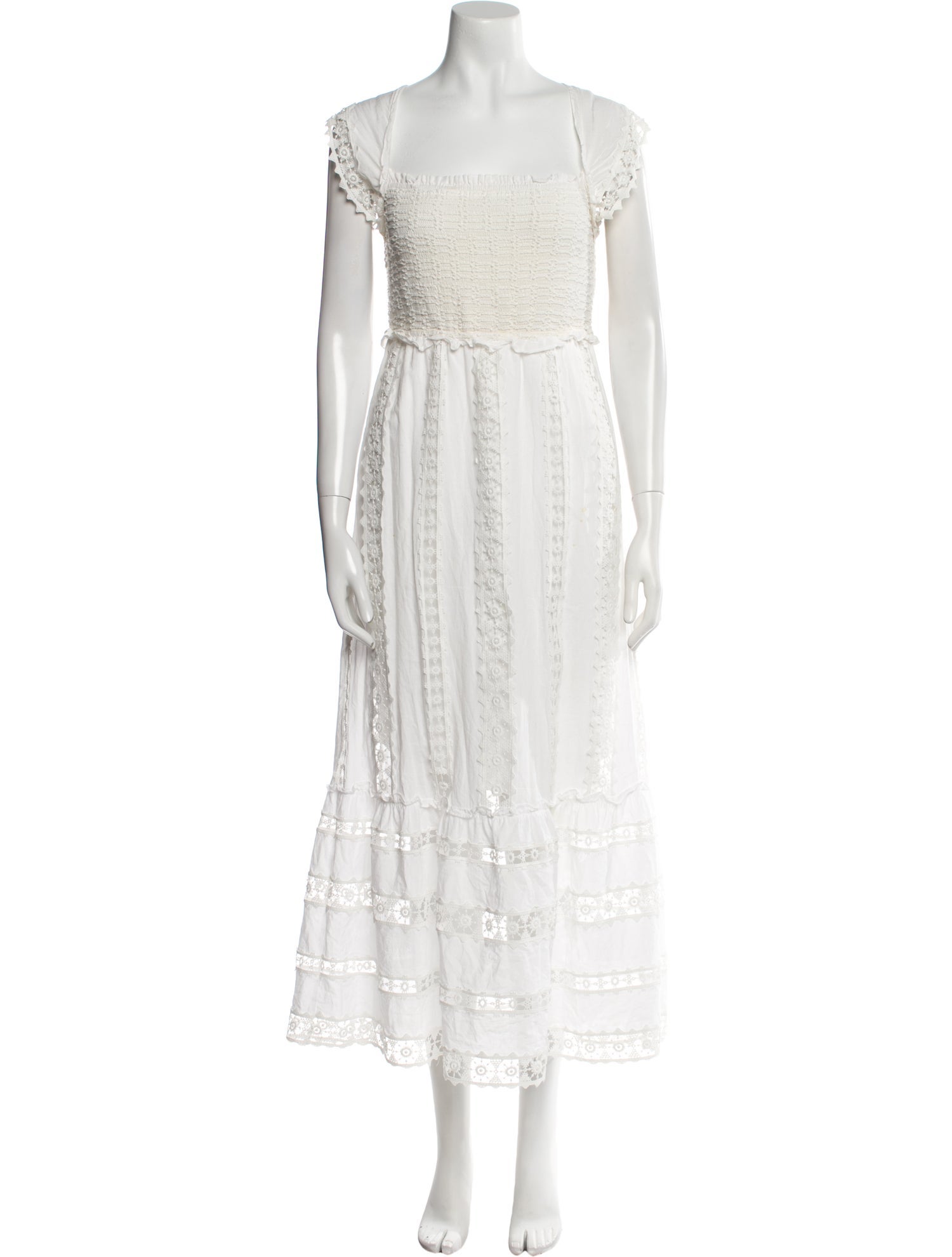 Saylor Square Neckline Long Dress