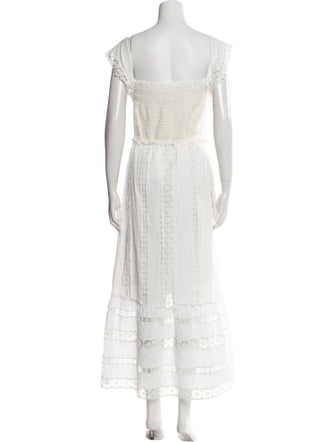 Saylor Square Neckline Long Dress