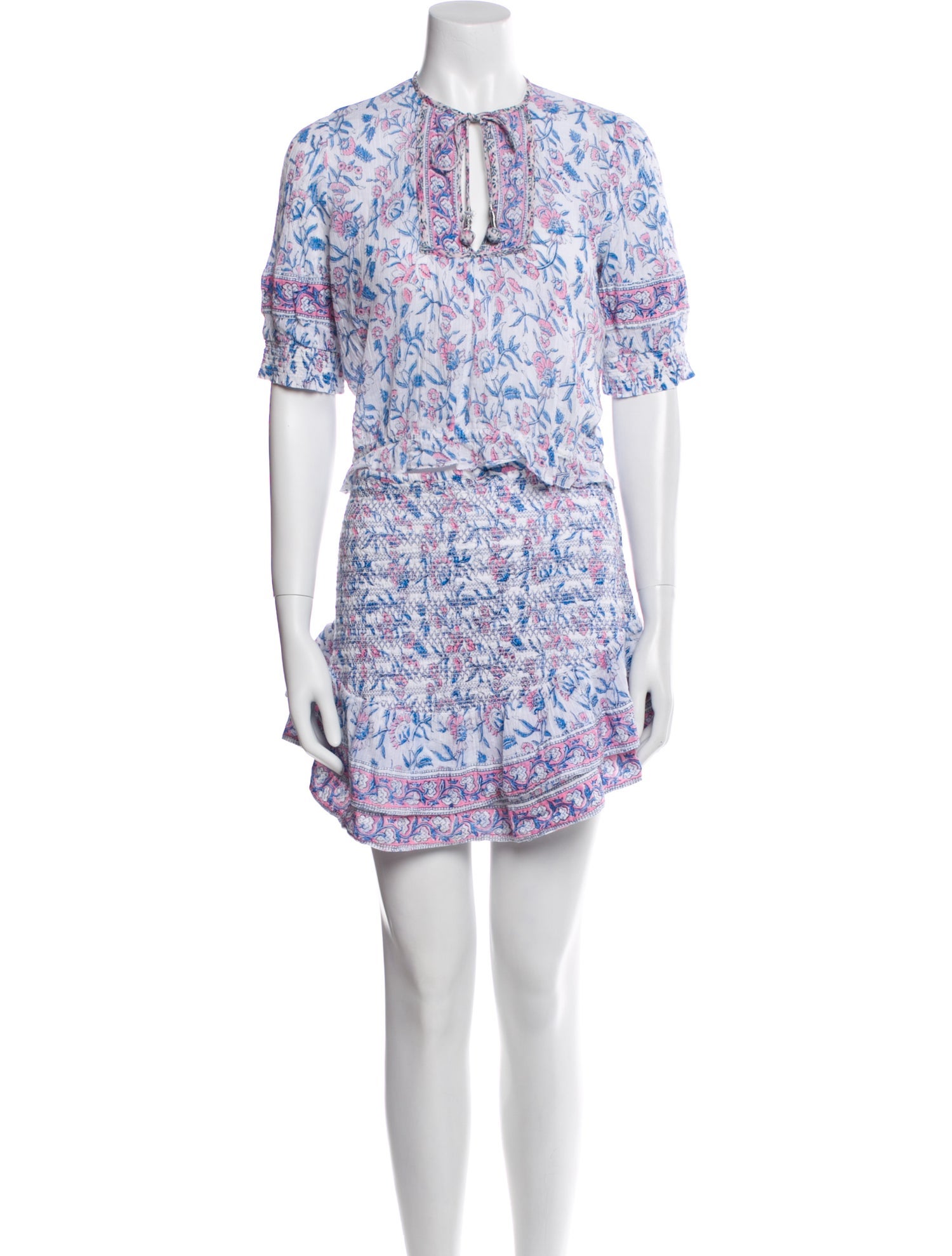 Saylor Floral Print Skirt Set