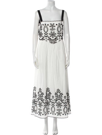 Saylor Printed Long Dress