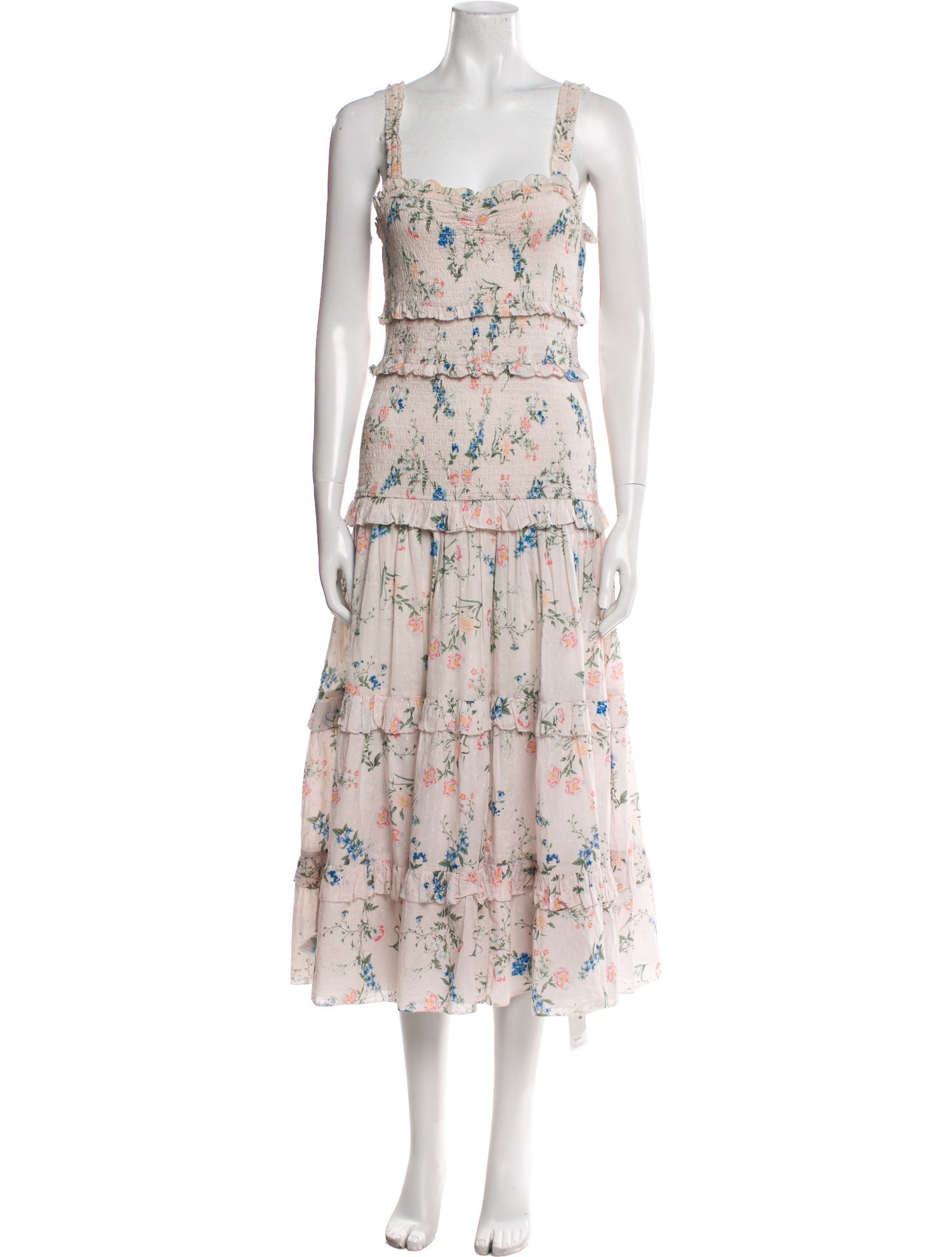 Saylor Floral Print Long Dress