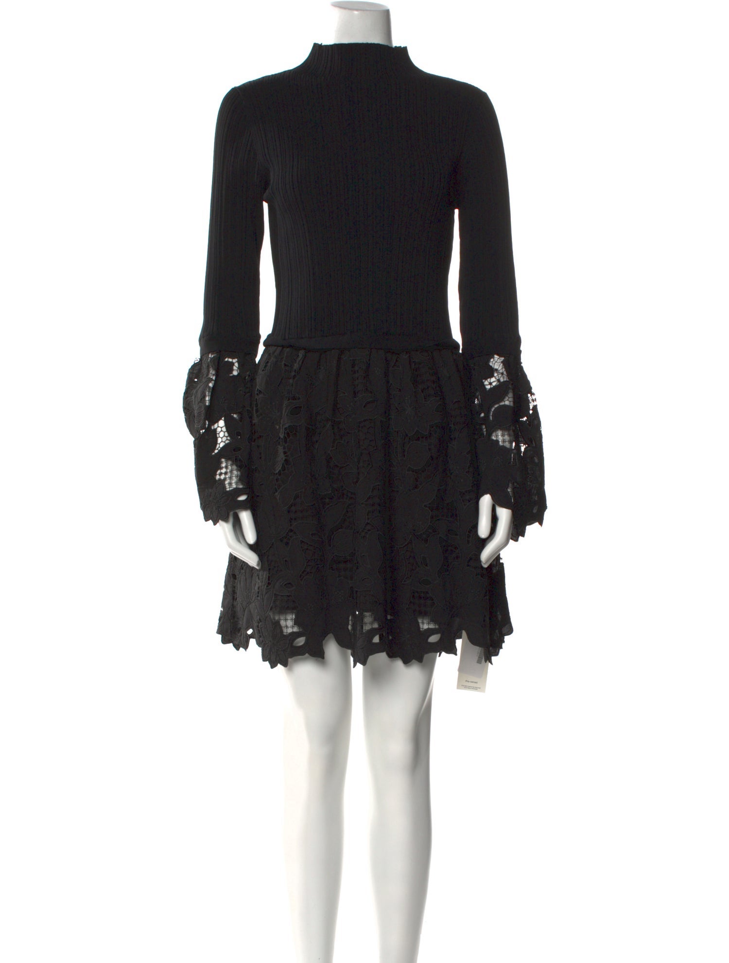 Saylor Mock Neck Mini Dress