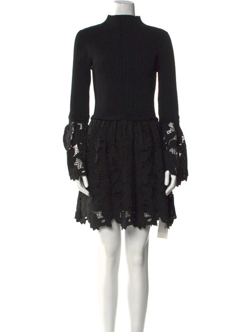 Saylor Mock Neck Mini Dress