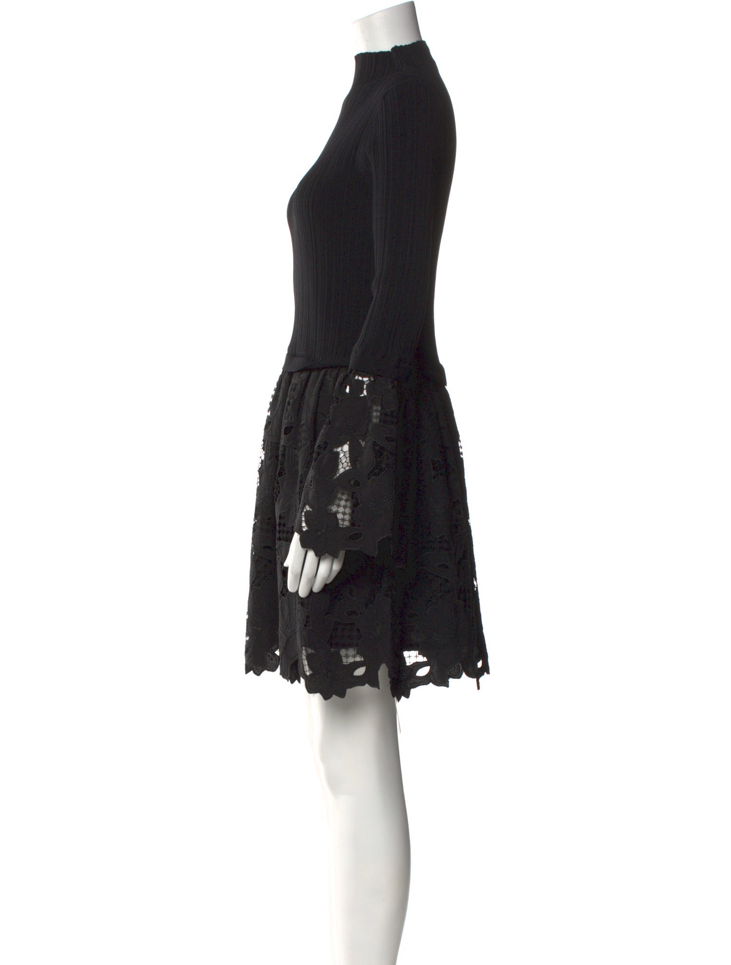 Saylor Mock Neck Mini Dress