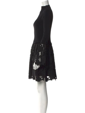 Saylor Mock Neck Mini Dress