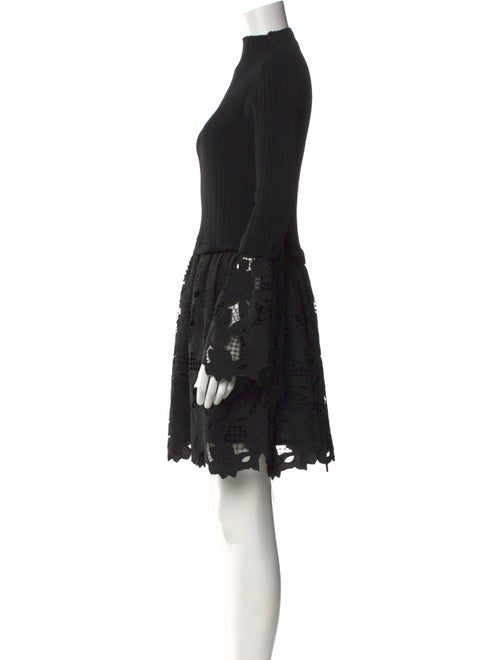 Saylor Mock Neck Mini Dress