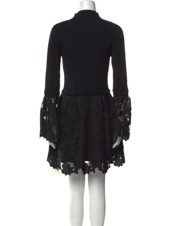 Saylor Mock Neck Mini Dress