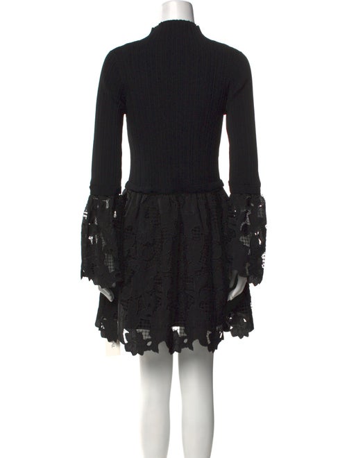 Saylor Mock Neck Mini Dress