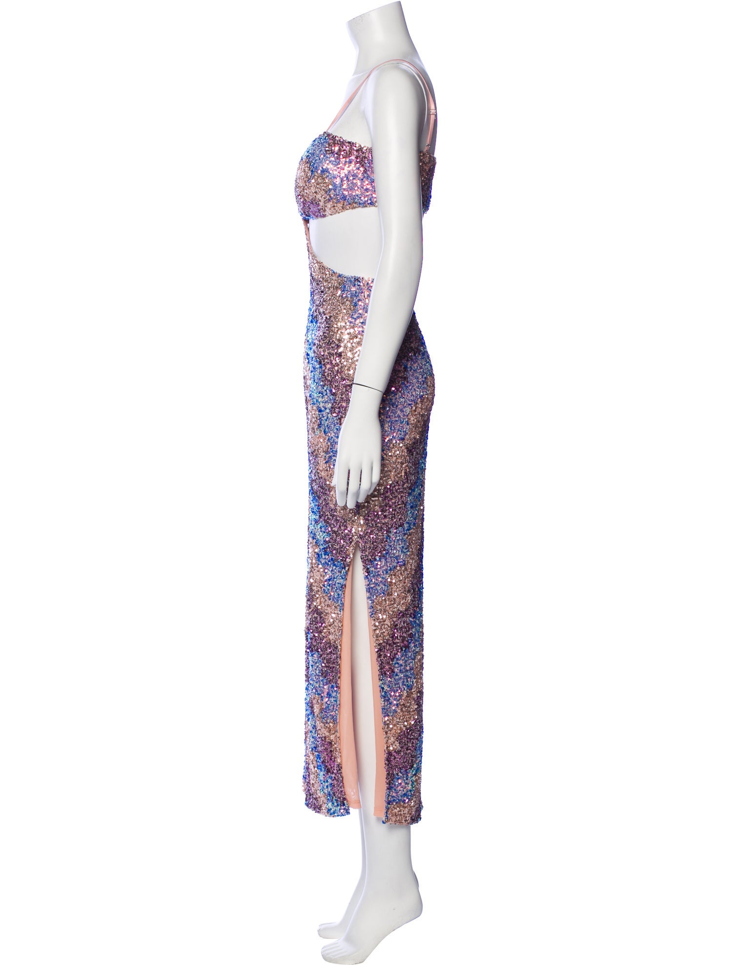 Saylor Printed Long Dress