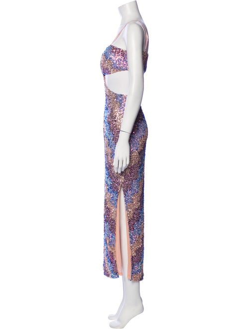 Saylor Printed Long Dress