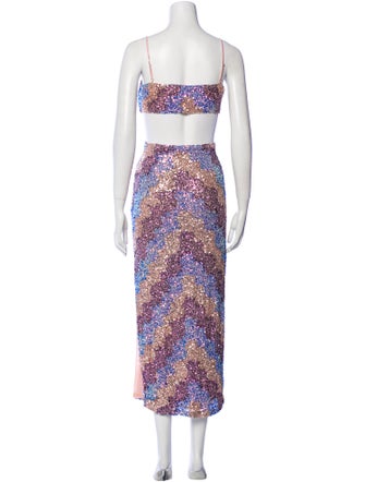 Saylor Printed Long Dress