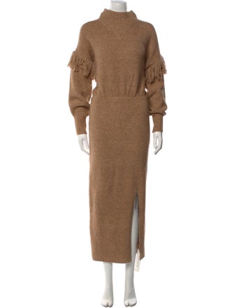 Saylor Turtleneck Long Dress