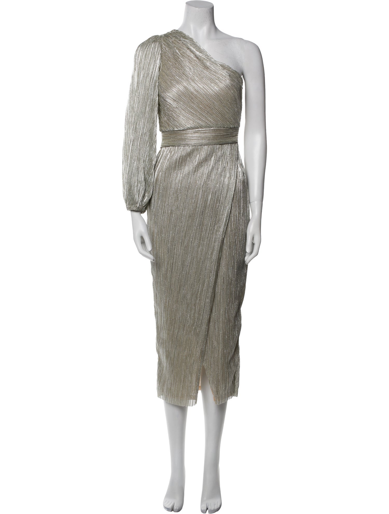 Saylor Striped Midi Length Dress