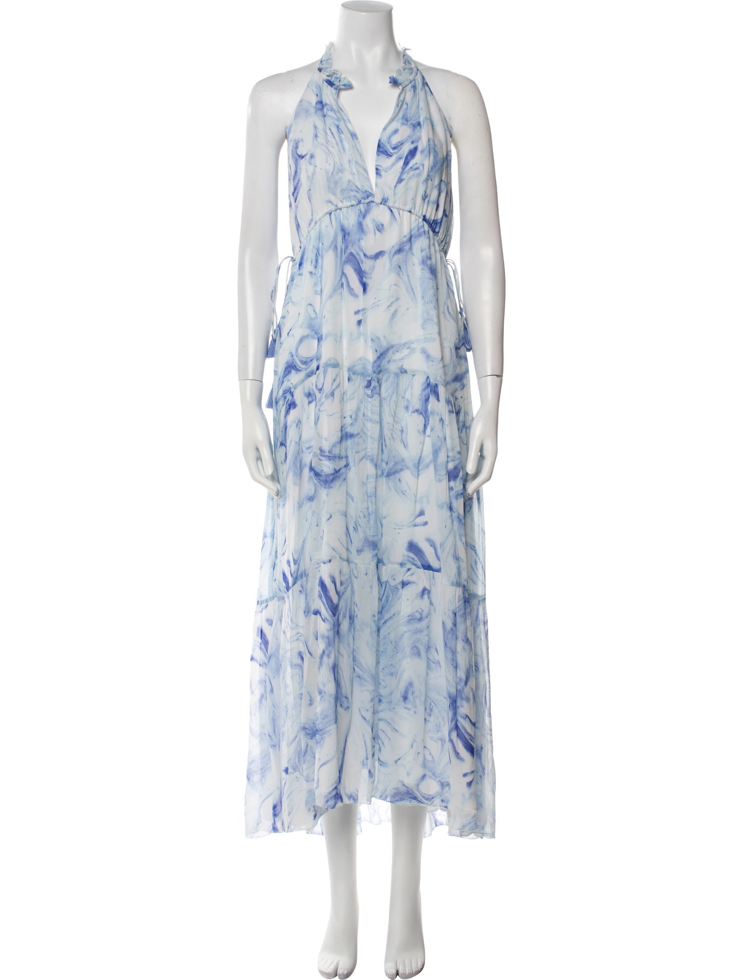 Saylor Printed Long Dress