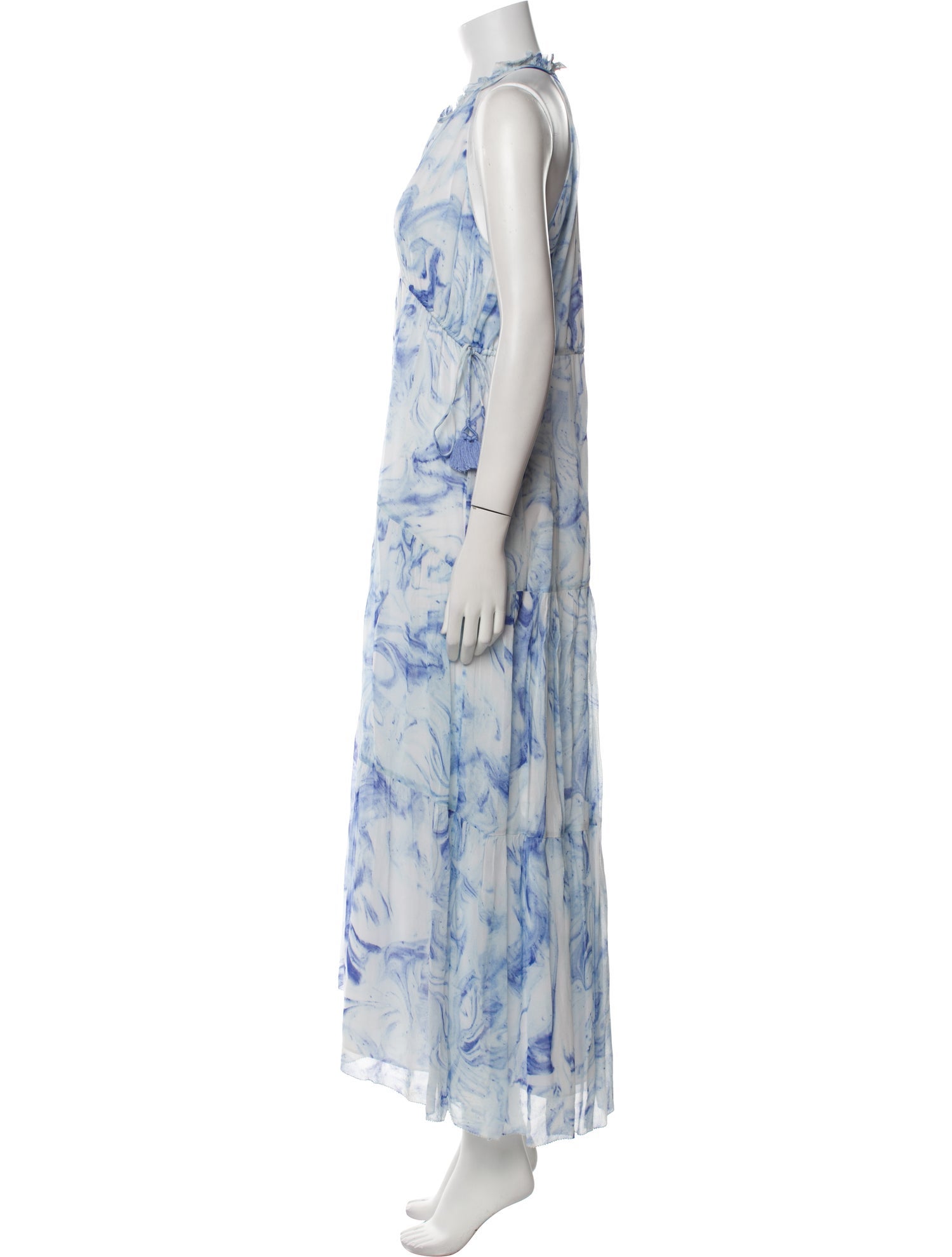Saylor Printed Long Dress