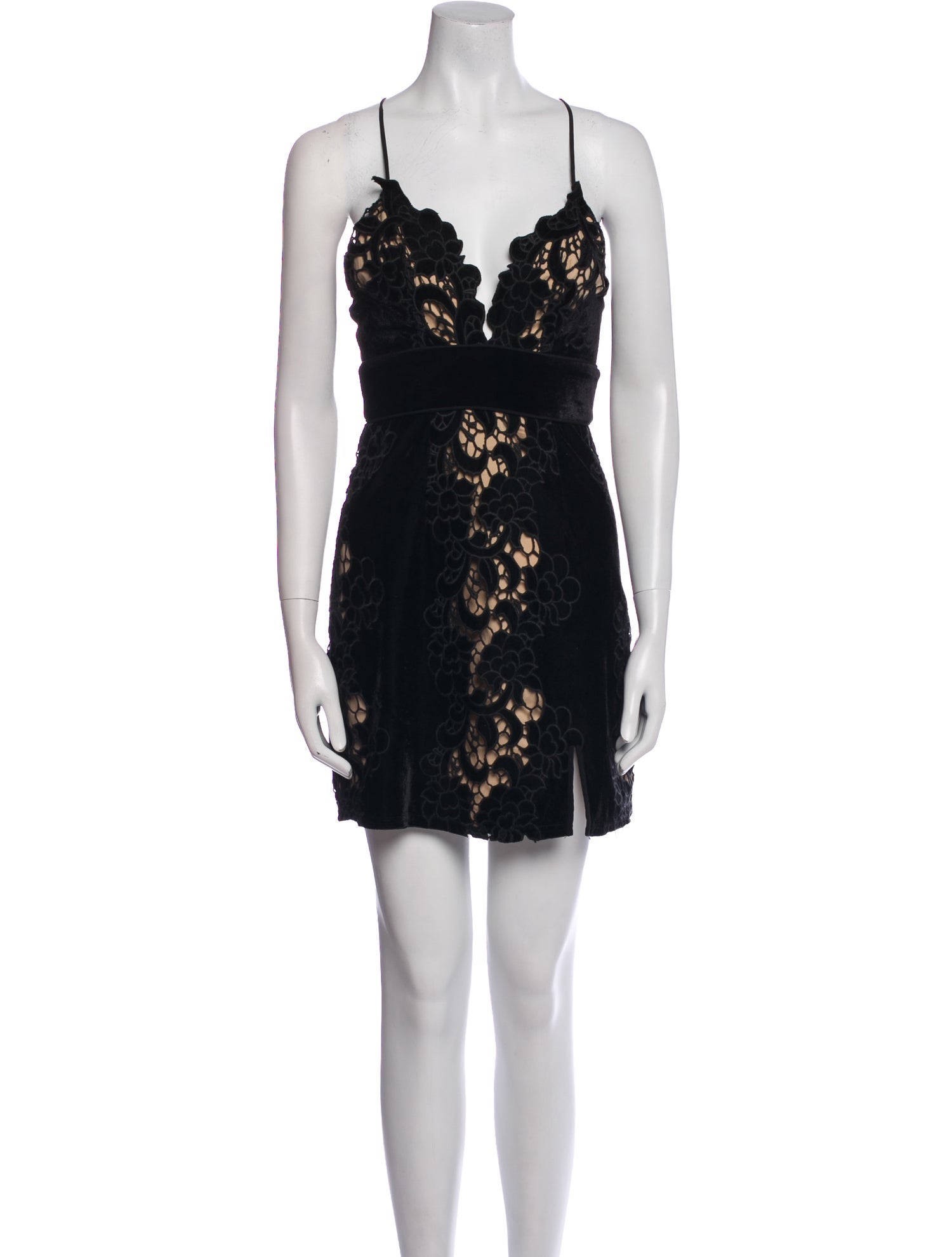 Saylor Lace Pattern Mini Dress w/ Tags