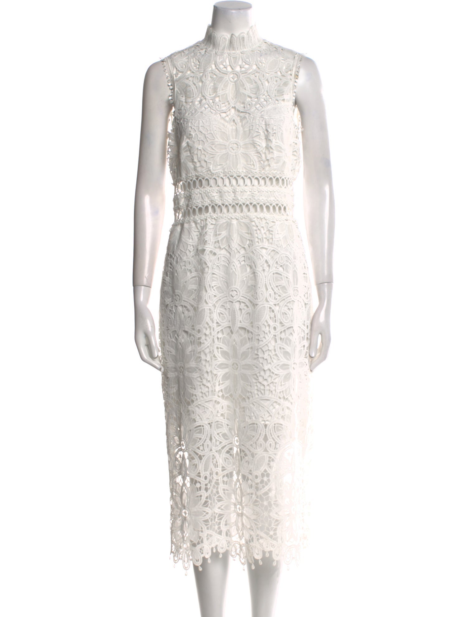 Saylor Lace Pattern Long Dress