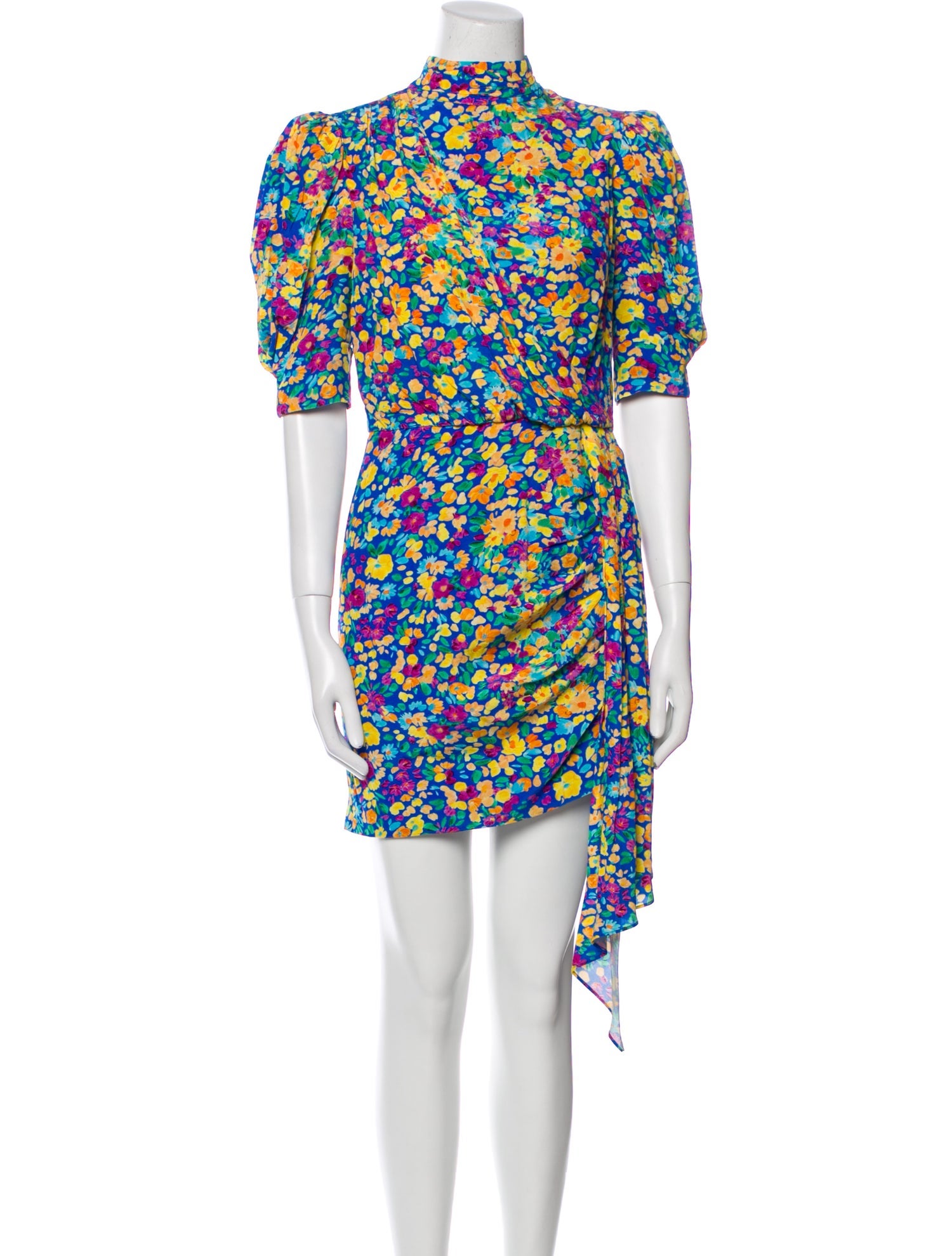 Saylor Floral Print Mini Dress