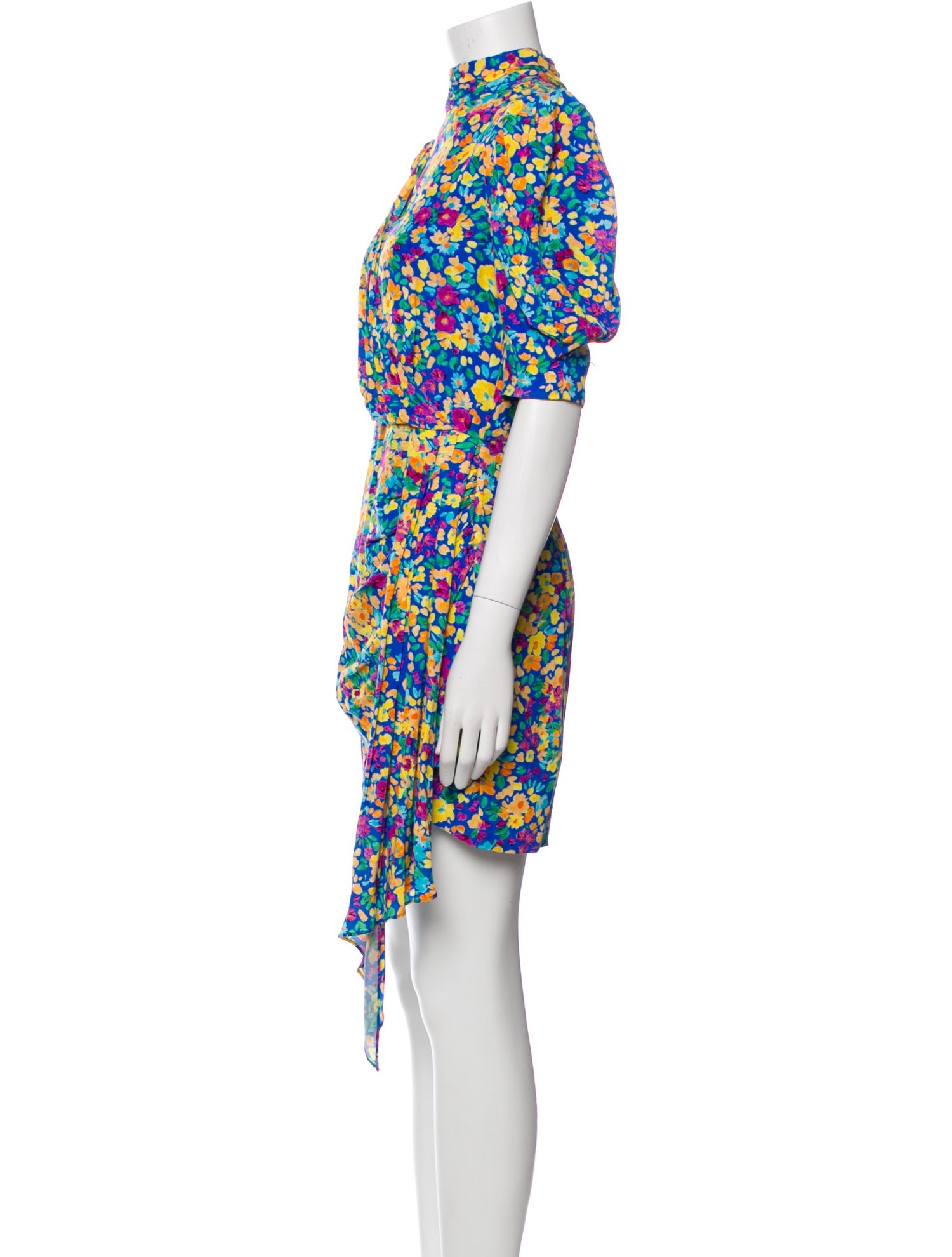 Saylor Floral Print Mini Dress