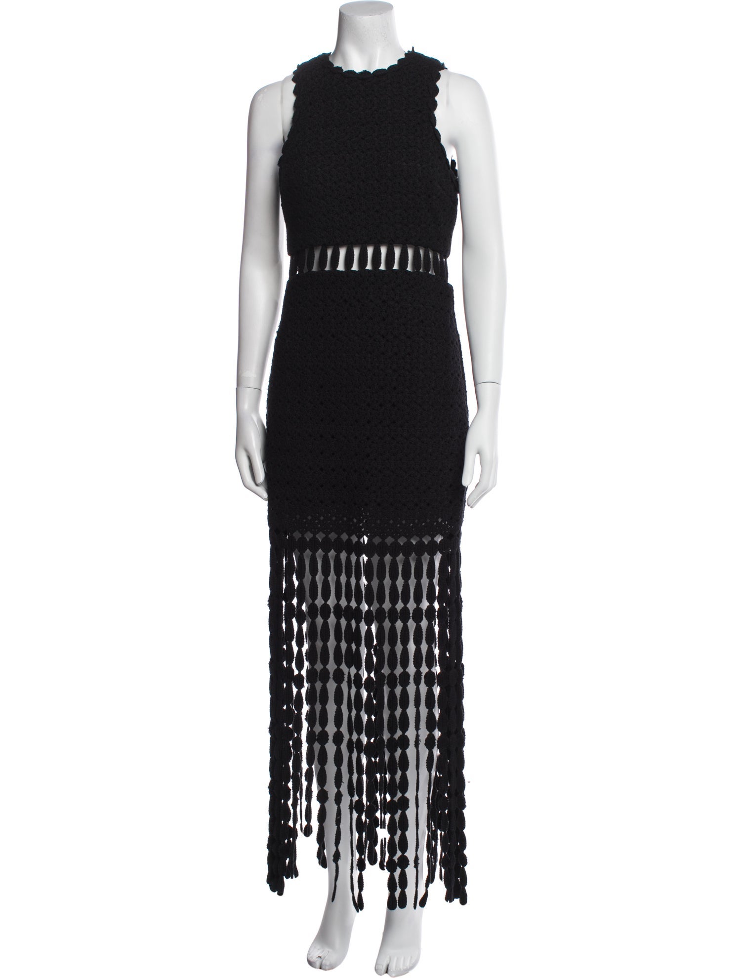 Saylor Lace Pattern Long Dress