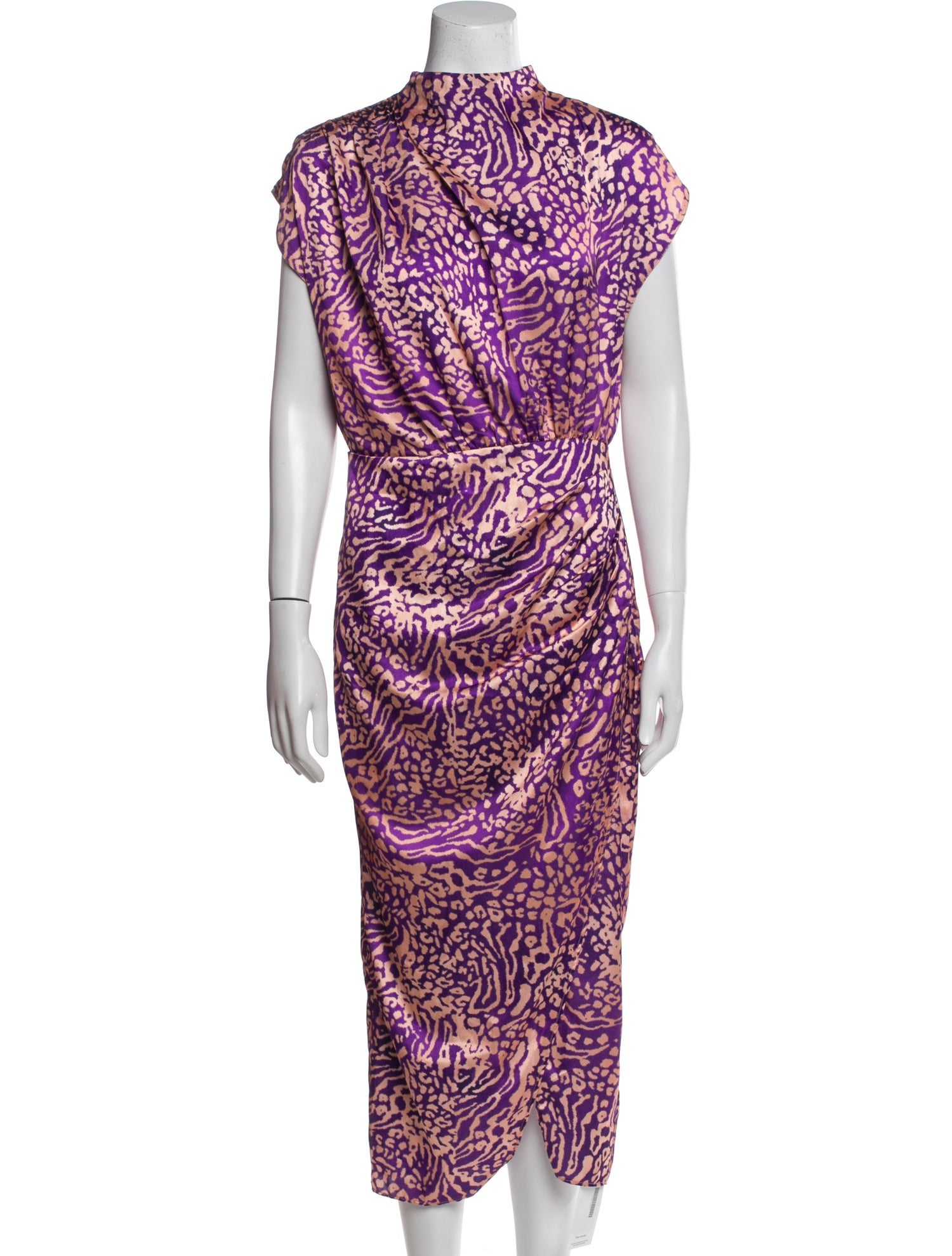 Saylor Animal Print Long Dress