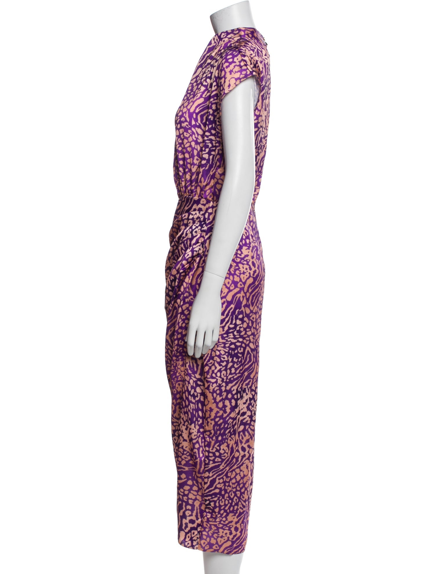 Saylor Animal Print Long Dress