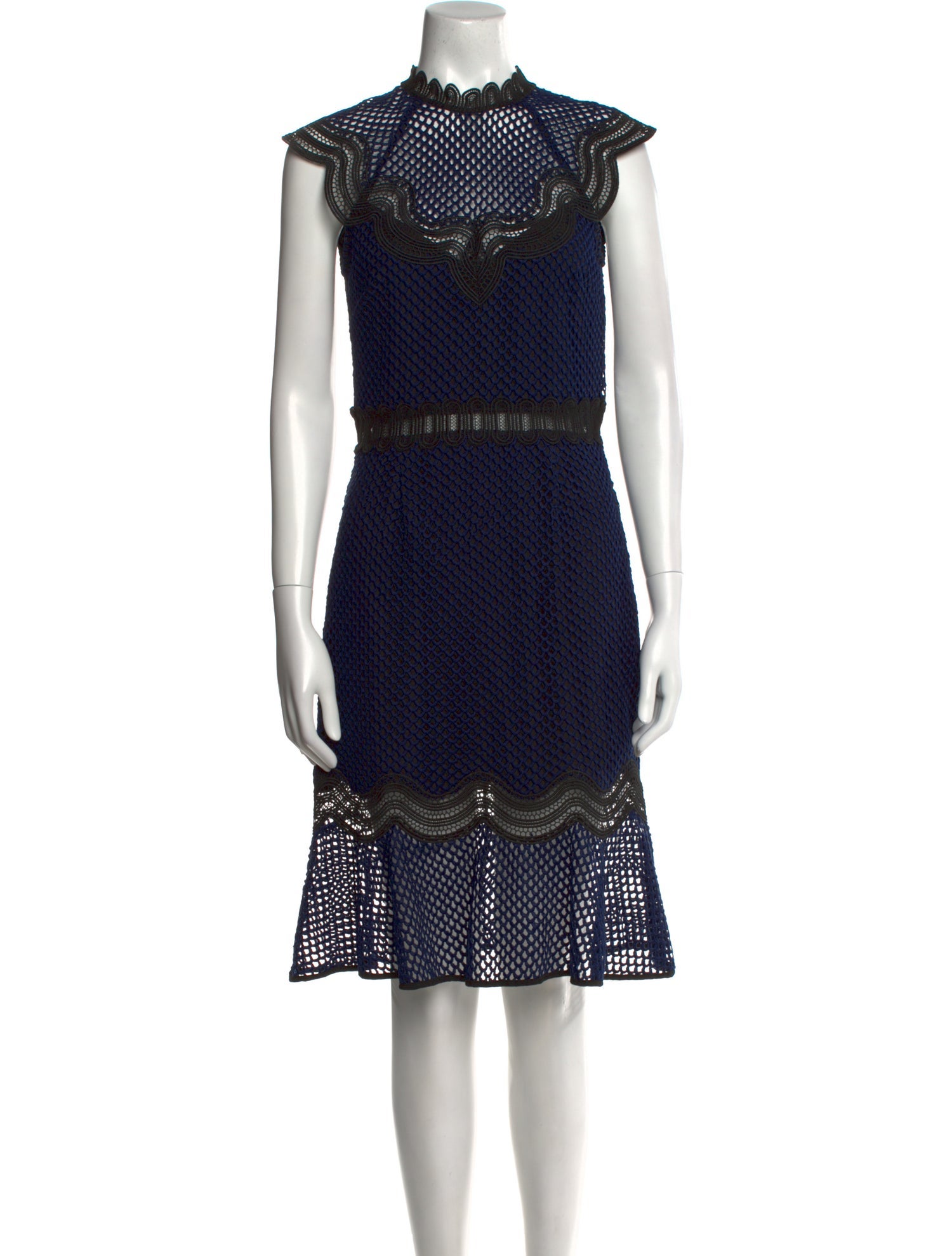 Saylor Printed Knee-Length Dress