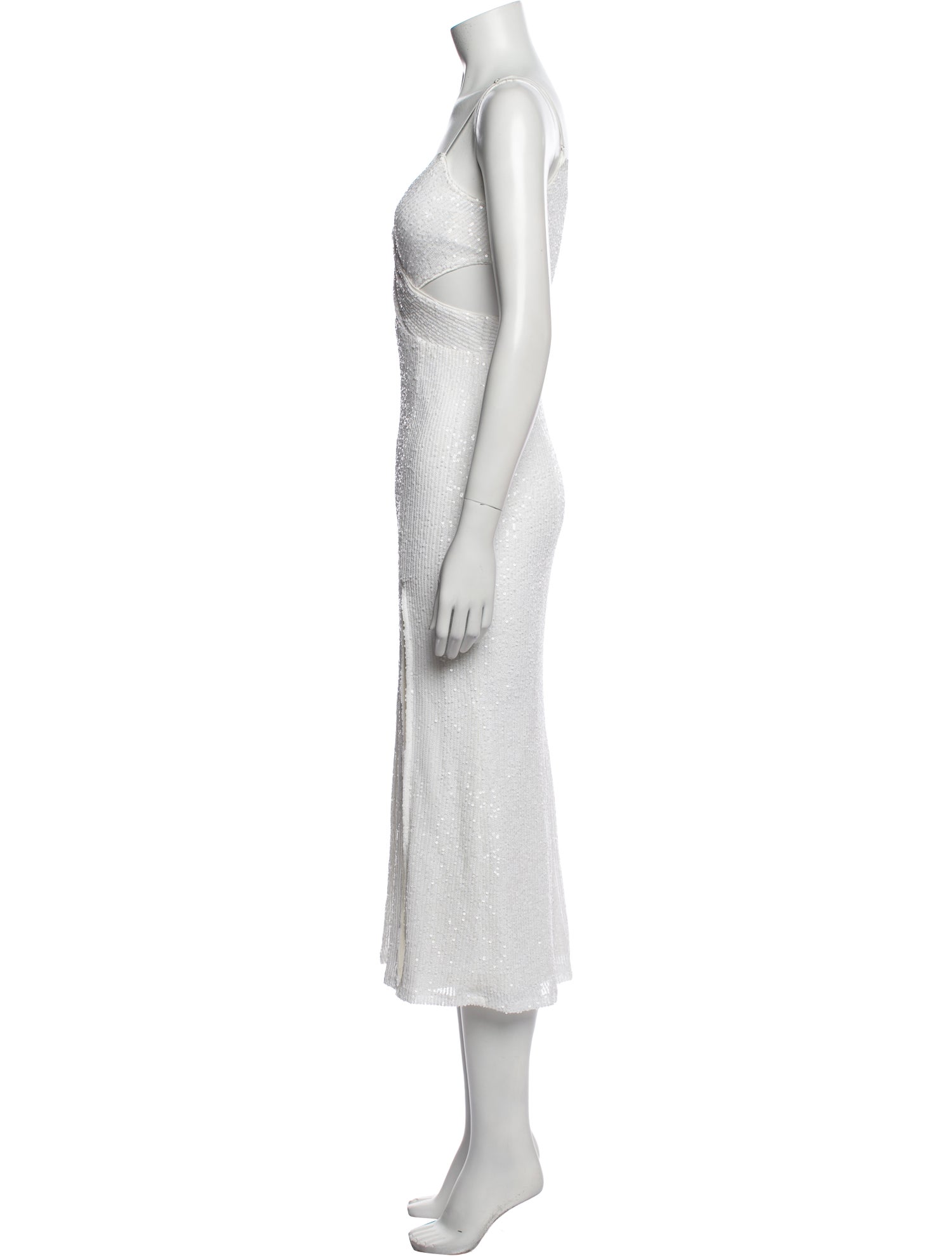 Saylor V-Neck Midi Length Dress w/ Tags