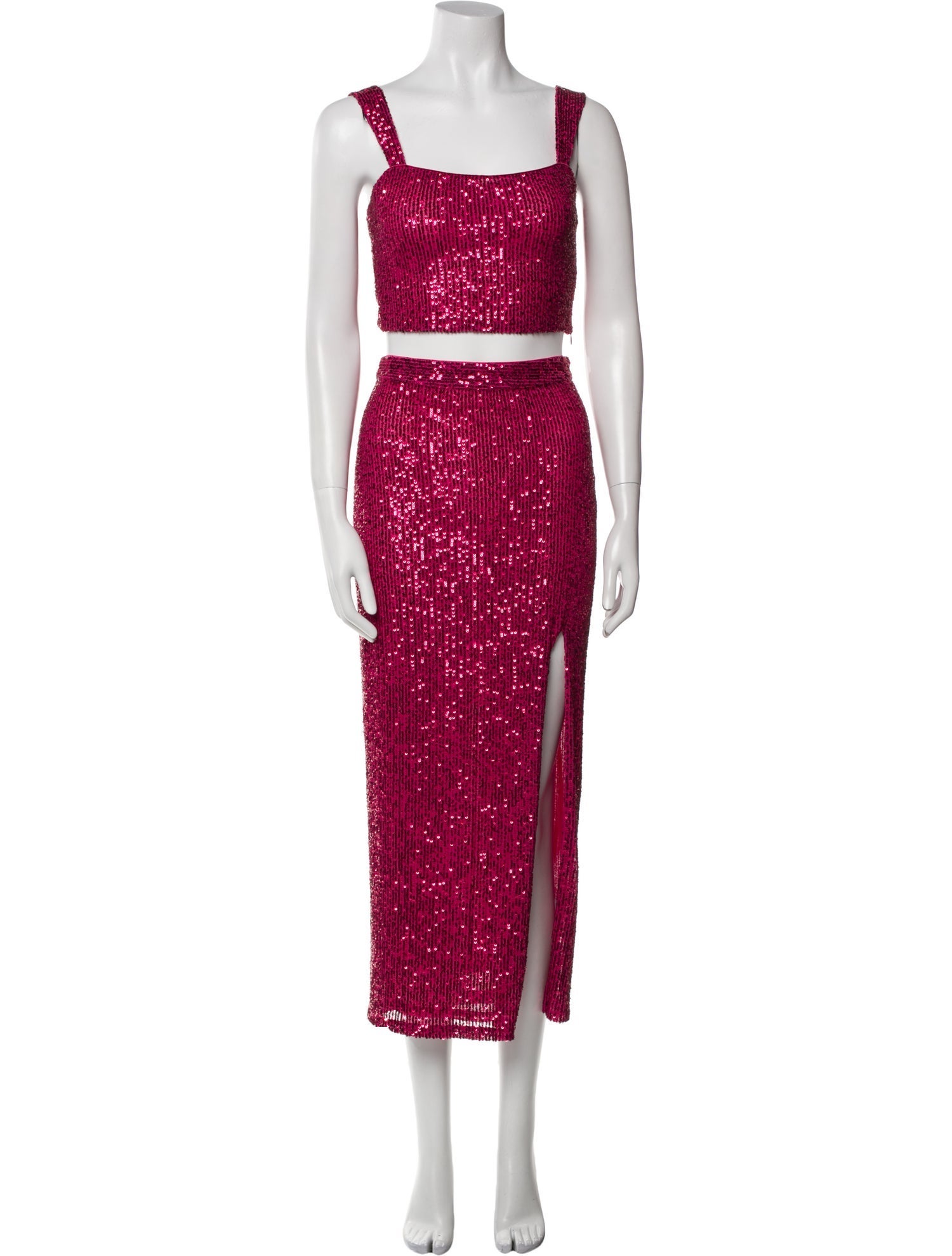 Saylor Sequin Sequin Embellishments Skirt Set