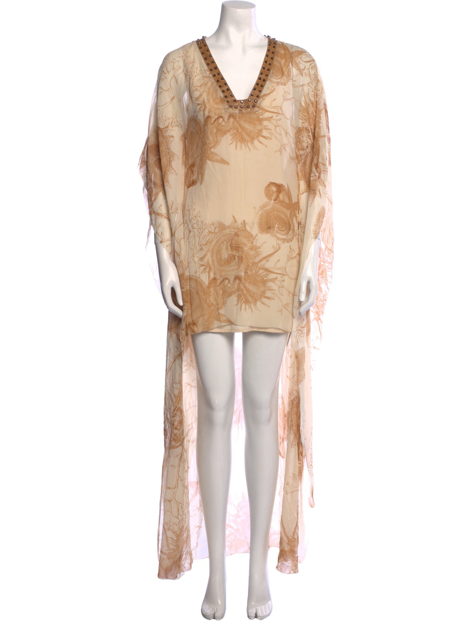 Sheri Bodell Silk Knee-Length Dress