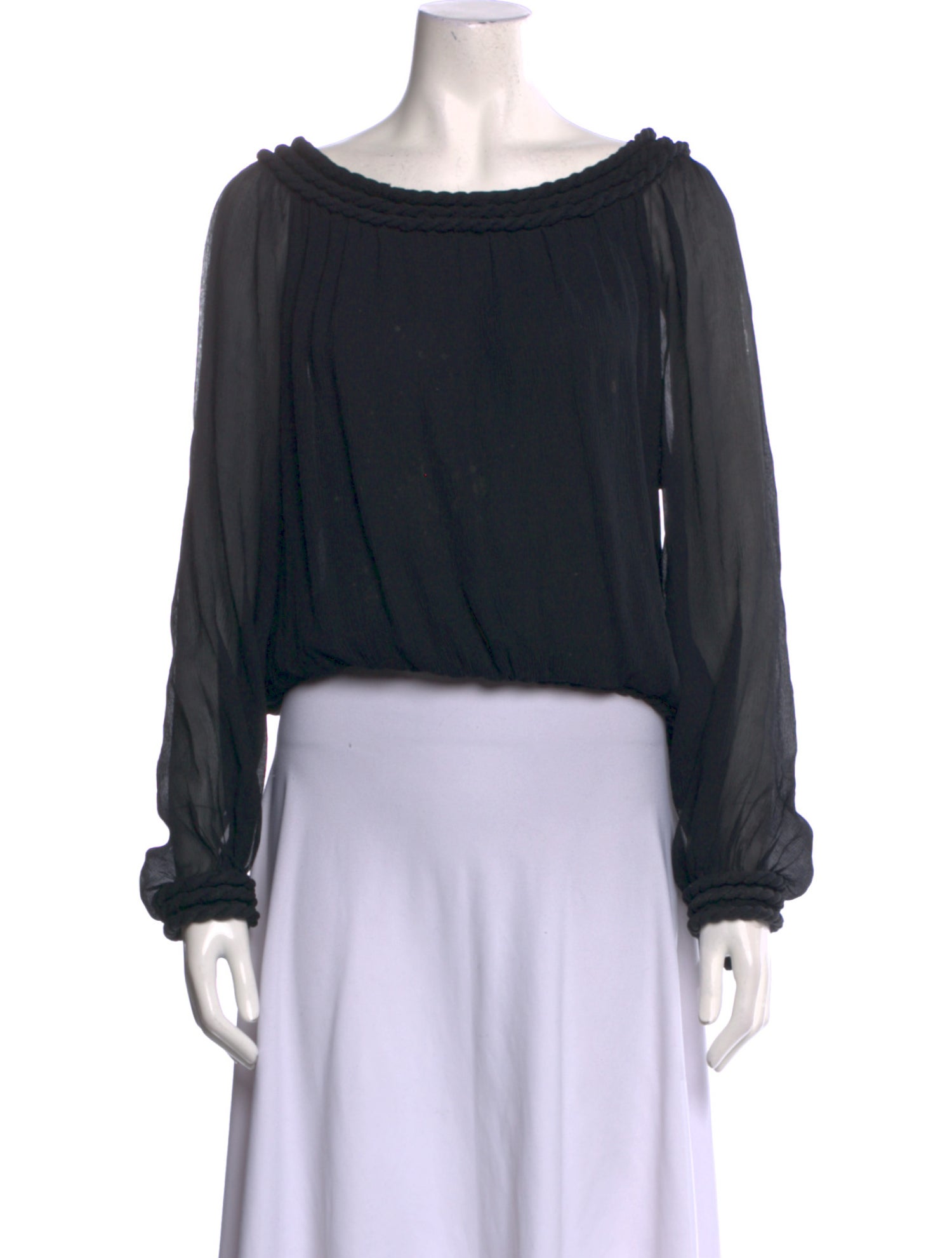 Sheri Bodell Vintage Silk Crop Top