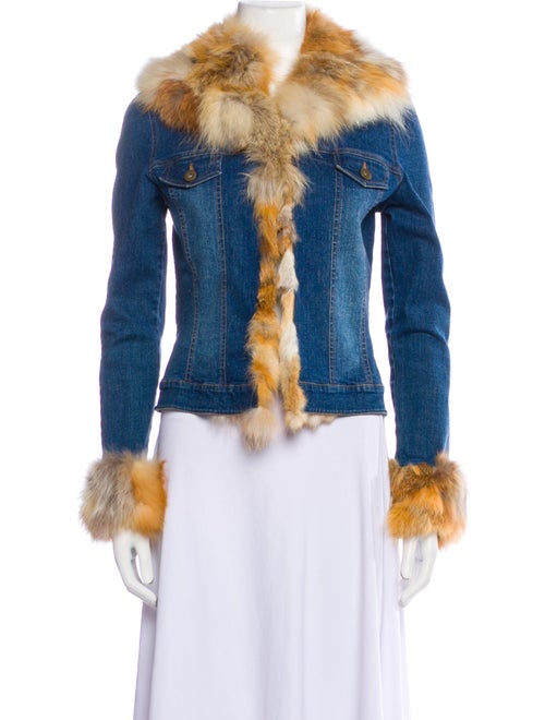 Sheri Bodell Printed Denim Jacket