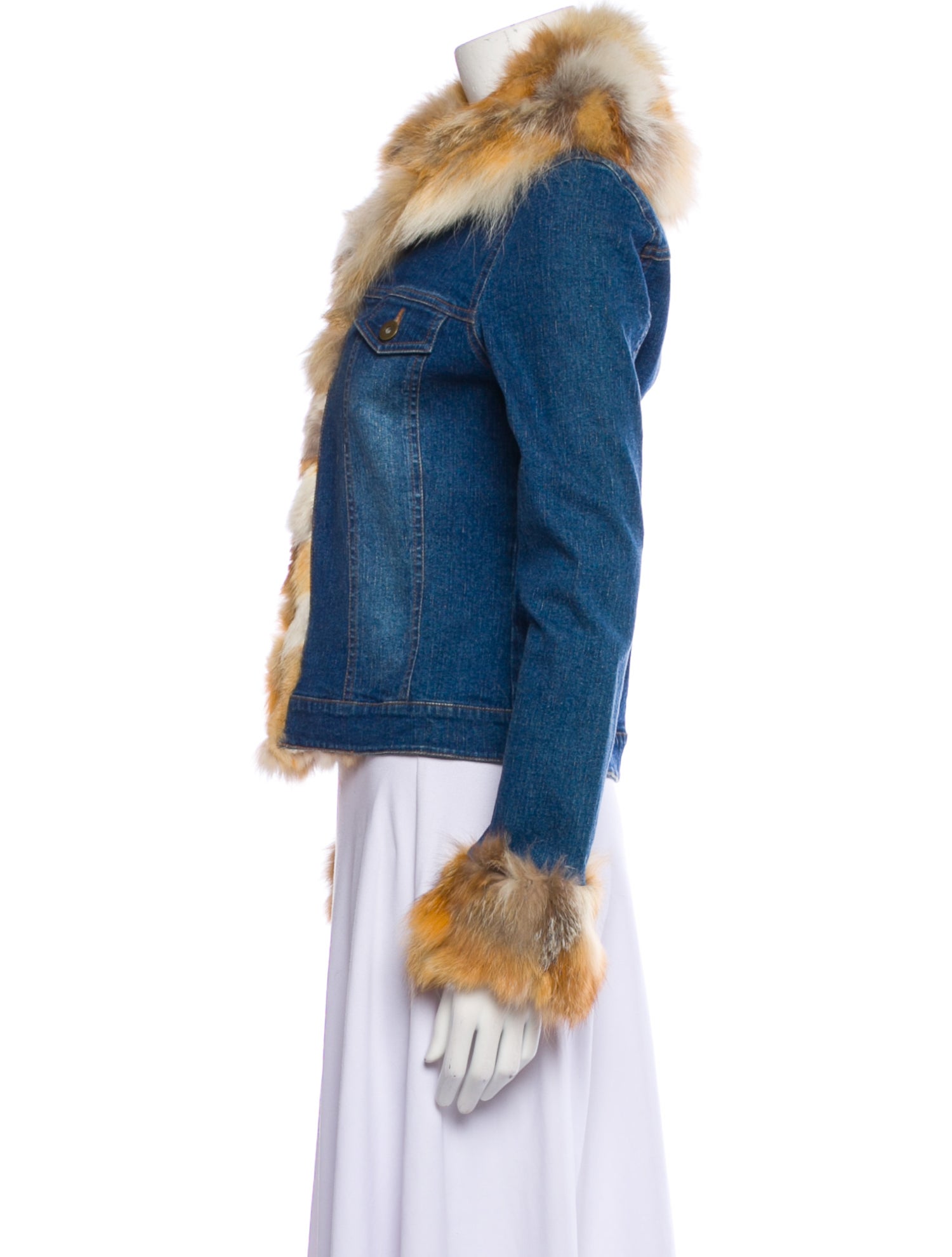 Sheri Bodell Printed Denim Jacket