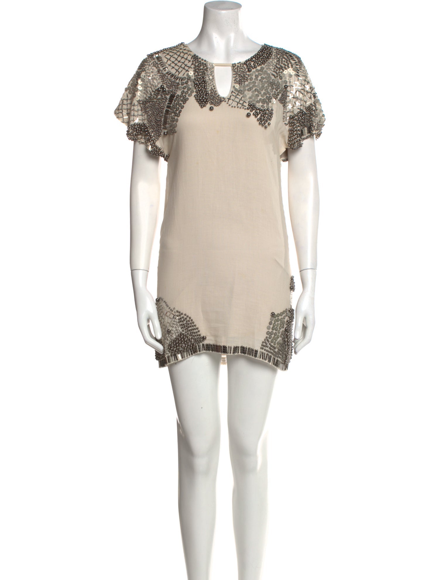 Sheri Bodell V-Neck Mini Dress