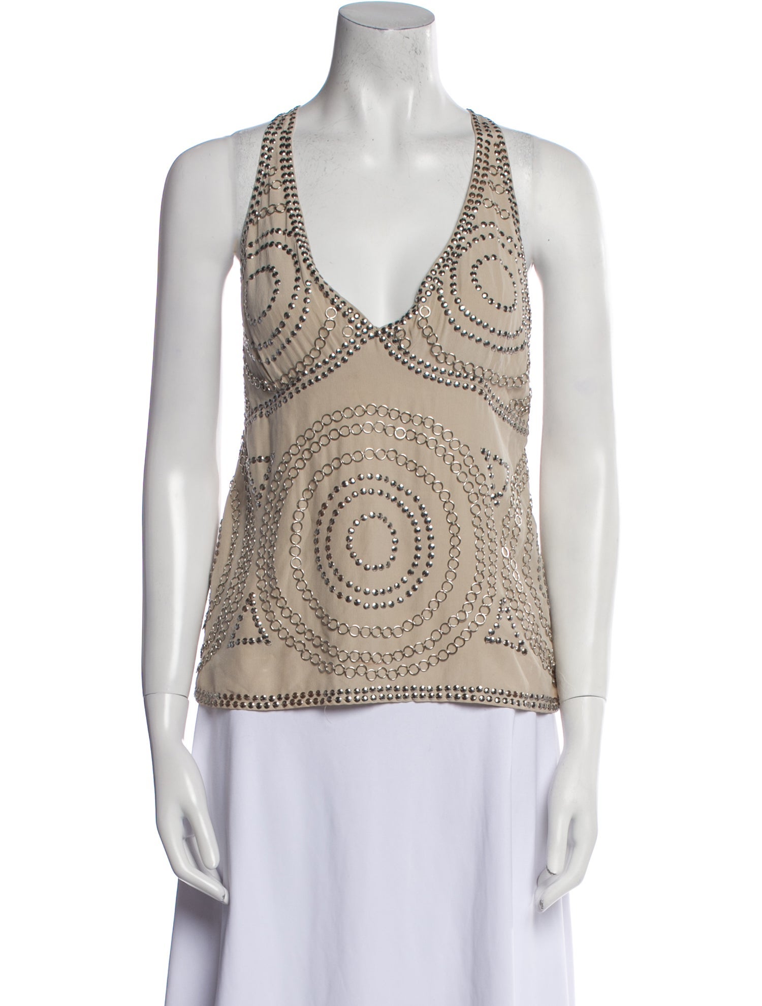 Sheri Bodell Printed V-Neck Top