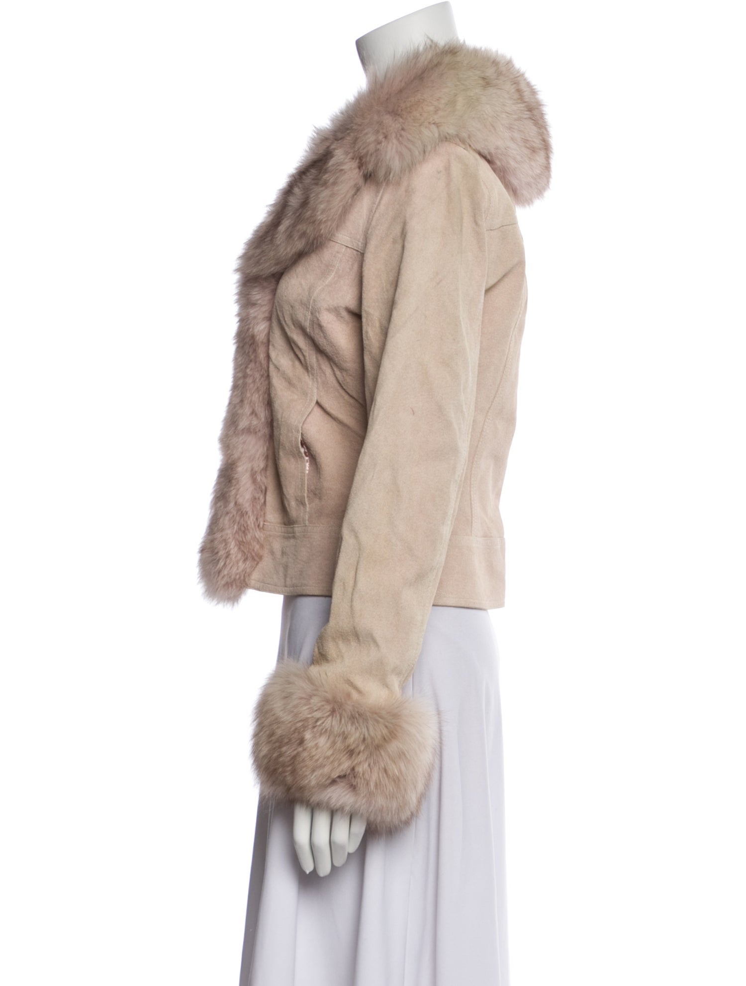 Sheri Bodell Suede Fur Jacket