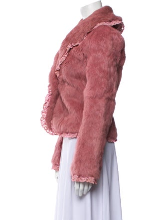 Sheri Bodell Fur Tweed Pattern Fur Jacket