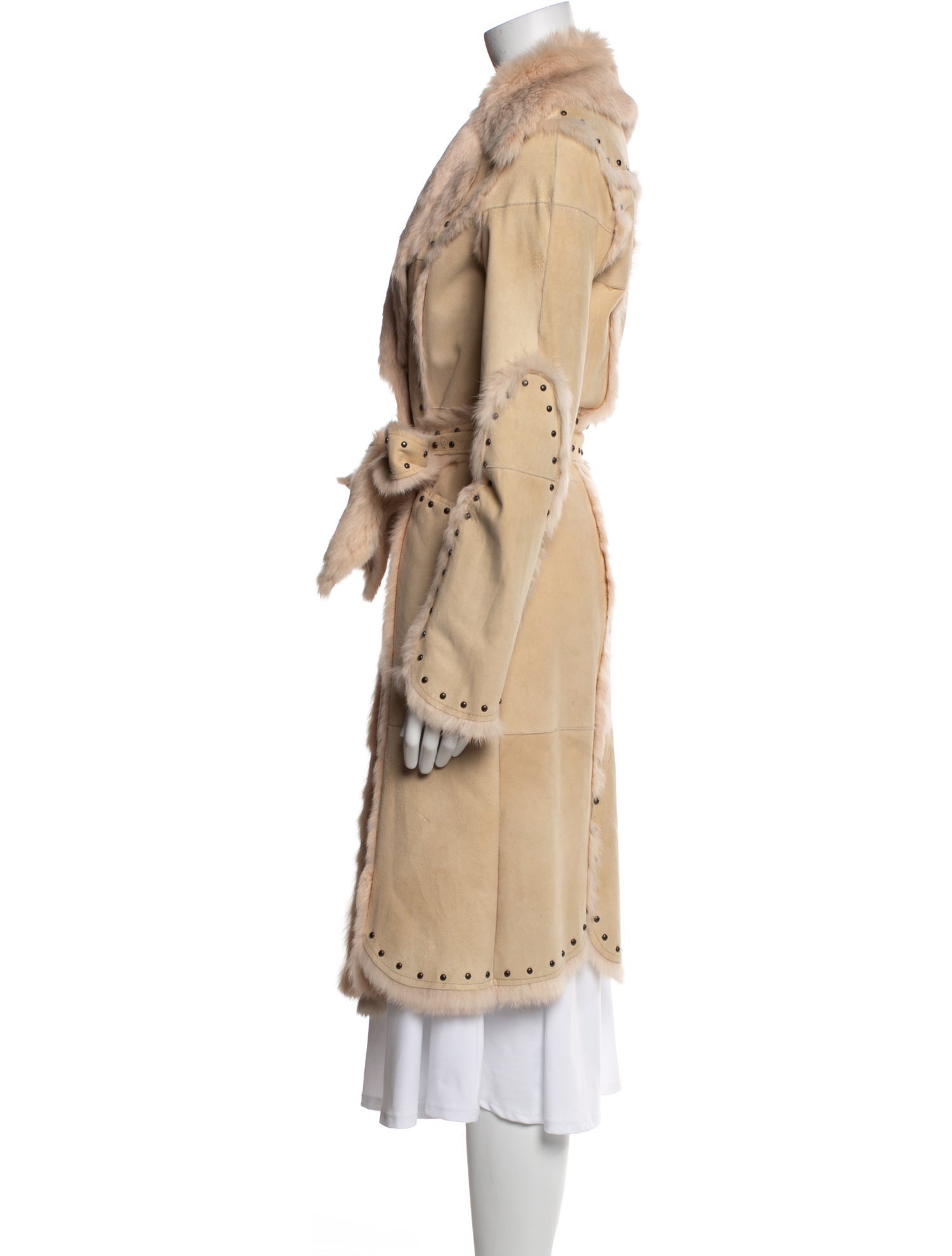 Sheri Bodell Suede Fur Coat