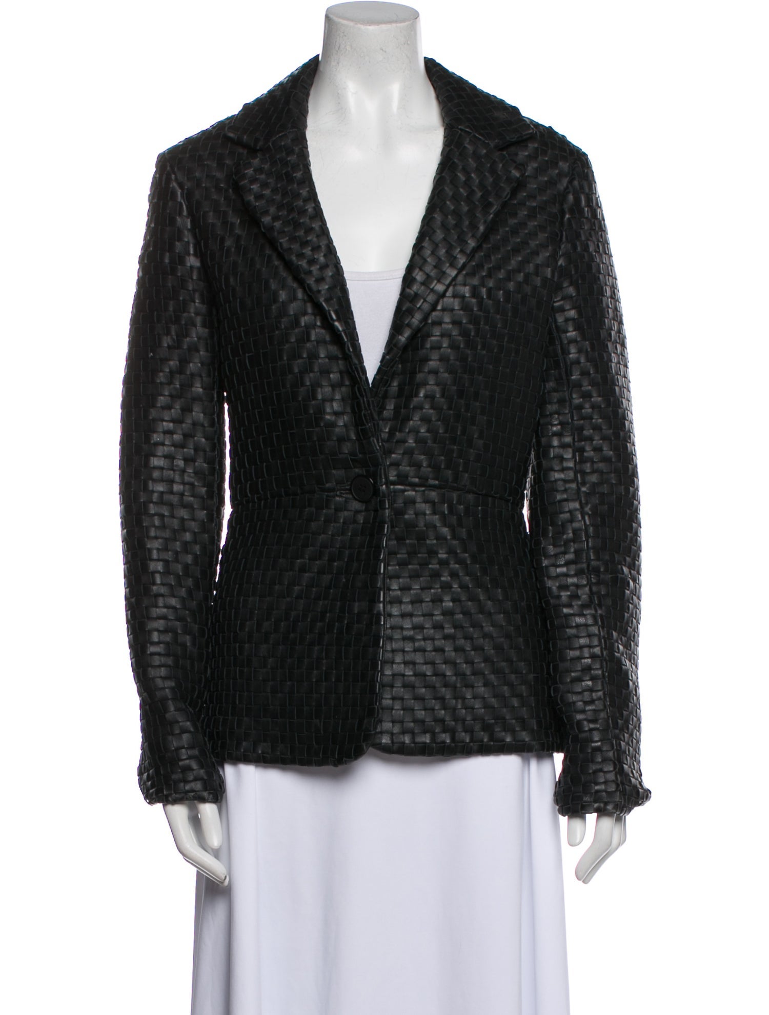Sheri Bodell Leather Blazer