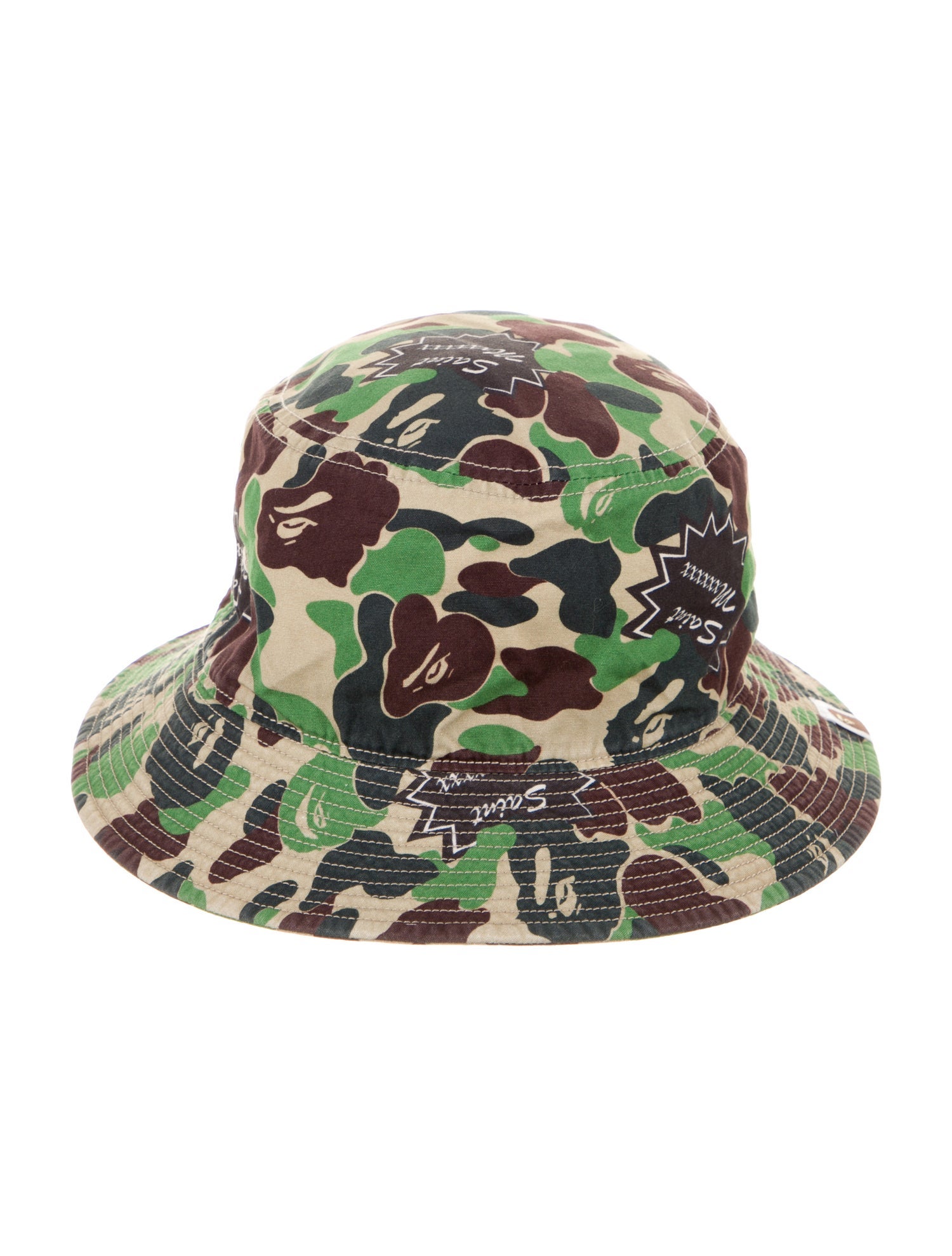 Saint Michael x BAPE St. Ape Bucket Hat