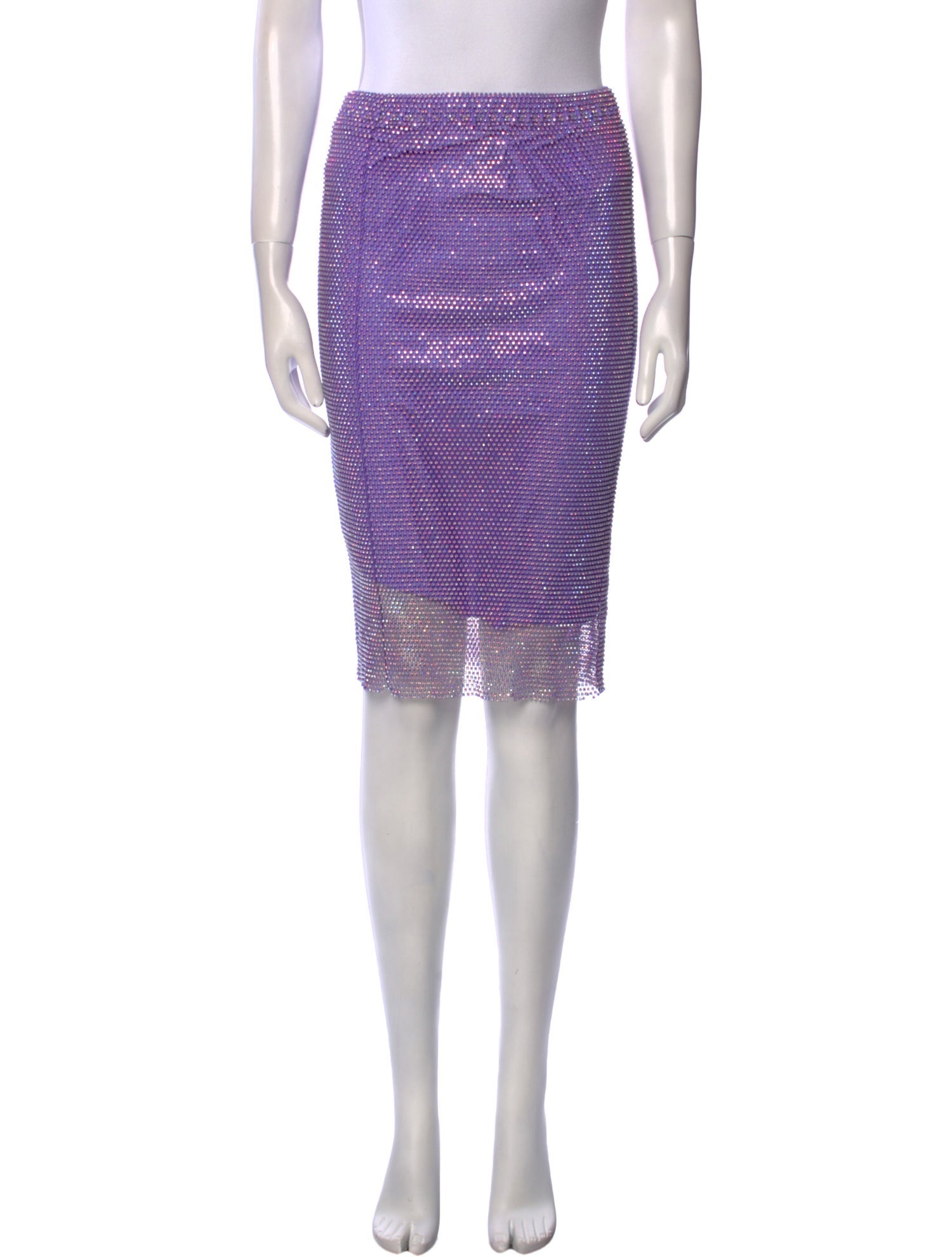 Santa Brands Crystal Embellishments Knee-Length Skirt w/ Tags