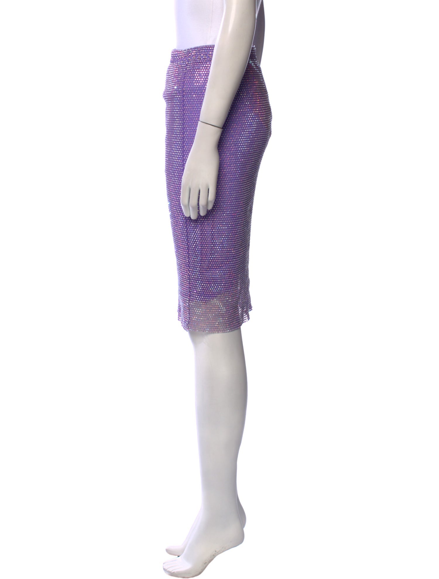 Santa Brands Crystal Embellishments Knee-Length Skirt w/ Tags