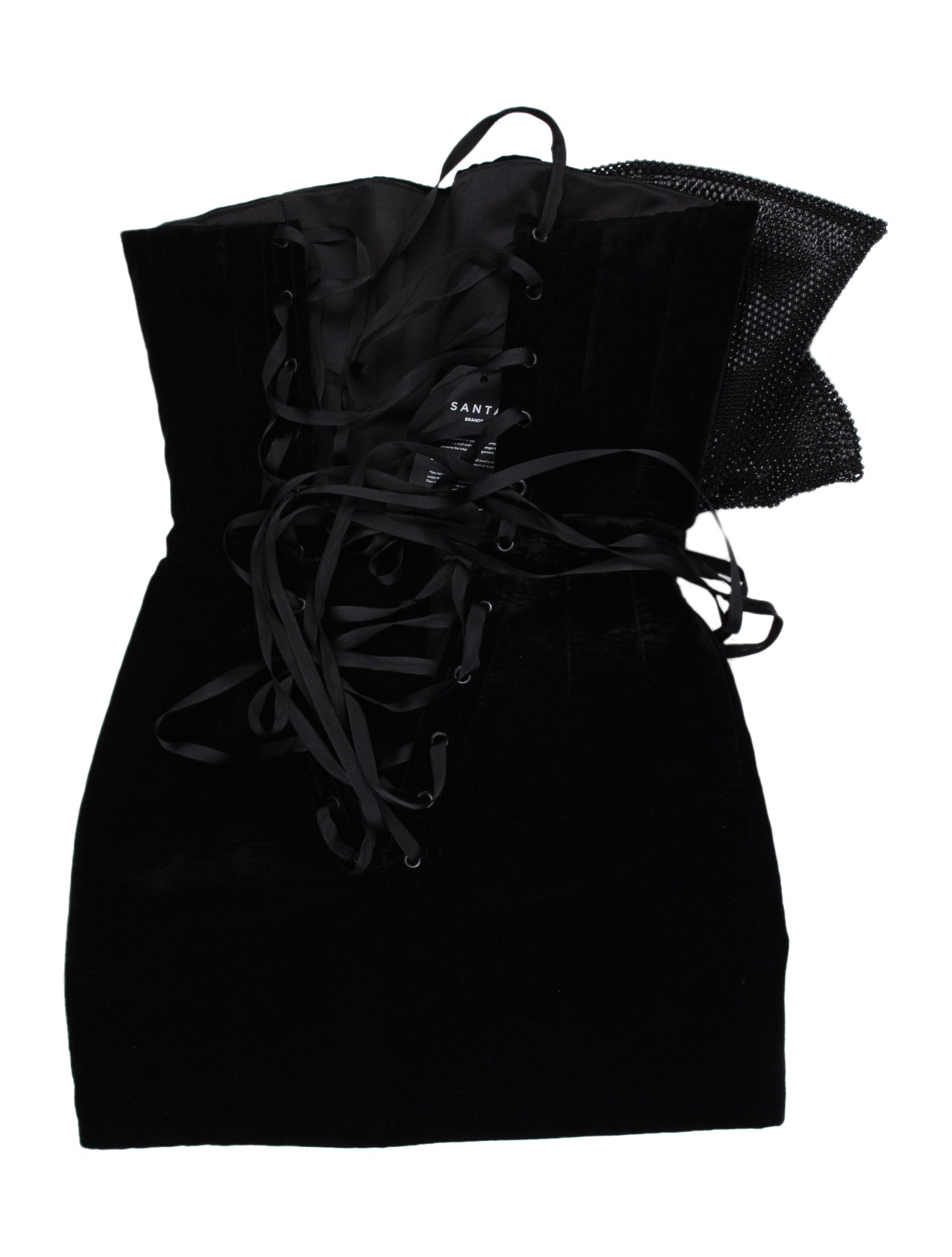 Santa Brands Strapless Mini Dress